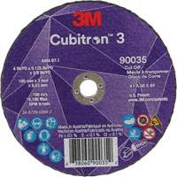 Cubitron 3 Cut-Off Wheel, 4" x 1/8", 3/8" Arbor, Type T1, Ceramic, 21000 RPM Advanced Consulting and Training Ltd.