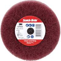 Roue de ponçage &agrave; usage g&eacute;n&eacute;ral Scotch-Brite Roloc Plus, 4" dia. Advanced Consulting and Training Ltd.