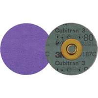 Disque en fibre Roloc Cubitron 3, 3" dia., Grain 80+, C&eacute;ramique Advanced Consulting and Training Ltd.