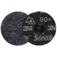 Meule robuste pour le conditionnement de pr&eacute;cision des surfaces Scotch-Brite Roloc, HD-DR, 3" dia., Grain 80+, C&eacute;ramique Advanced Consulting and Training Ltd.