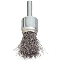 Stem Mounted Crimped Wire Brush, 3/4", 0.006" Fill, 1/4" Shank Advanced Consulting and Training Ltd.