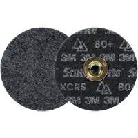 Meule &agrave; changement rapide Scotch-Brite &agrave; usage intensif pour le conditionnement de surface de pr&eacute;cision, HD- DN, 5" dia., Grain 80+, C&eacute;ramique Advanced Consulting and Training Ltd.