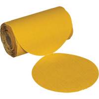 Stikit No Hole Gold Abrasive Disc Roll, 6" Dia., 220 Grit, Aluminum Oxide Advanced Consulting and Training Ltd.