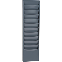 Literature Storage Racks, Stationary, 11 Slots, Steel, 9-3/4" W x 4-1/8" D x 36" H Advanced Consulting and Training Ltd.