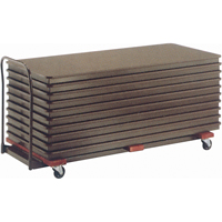 Flat Stacking Table Caddies, 97.5" W x 31.25" D x 36.25" H Advanced Consulting and Training Ltd.