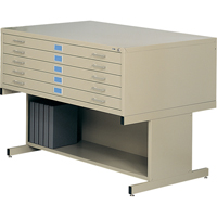 Steel Plan Files, 5 Drawers, 40-3/8" W x 29-3/8" D x 16-1/2" H Advanced Consulting and Training Ltd.