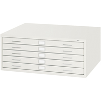 Steel Plan Files-5 Drawer, 5 Drawers, 40-3/8" W x 29-3/8" D x 16-1/2" H Advanced Consulting and Training Ltd.