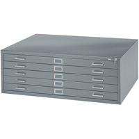 Steel Plan Files, 5 Drawers, 40-3/8" W x 29-3/8" D x 16-1/2" H Advanced Consulting and Training Ltd.