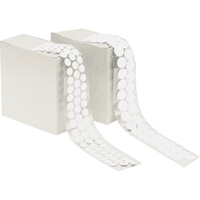 Attache en rondelle, Crochet, 1/2" dia., Adh&eacute;sif, Blanc Advanced Consulting and Training Ltd.