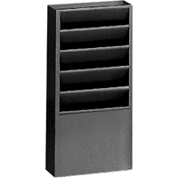 Literature Storage Racks, Stationary, 5 Slots, Steel, 9-3/4" W x 4-1/8" D x 21" H Advanced Consulting and Training Ltd.