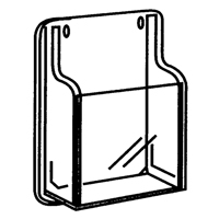 Literature Displays, Wall Mount, 9 Slots, Plastic, 30" W x 2" D x 36-7/8" H Advanced Consulting and Training Ltd.
