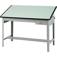Precision Drafting Table Base, 56-3/8" W x Grey Advanced Consulting and Training Ltd.