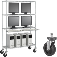 Trousse de roulettes de 5" en caoutchouc Advanced Consulting and Training Ltd.
