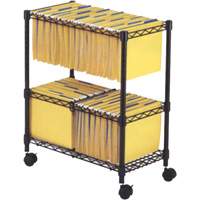 File Carts- 2-tier Rolling File Cart Advanced Consulting and Training Ltd.