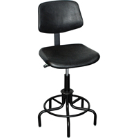 6000 Series Stool with Back, Stationary, Adjustable Height, 250 lbs. Capacity Advanced Consulting and Training Ltd.