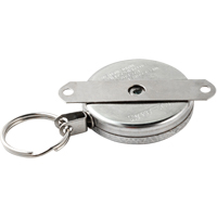 Porte-cl&eacute;s autor&eacute;tractables #487-HD, Chrome, C&acirc;ble 48", Fixation Support pour montage Advanced Consulting and Training Ltd.