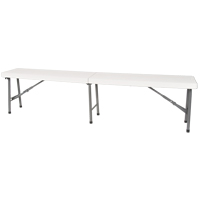 Banc pliant, Poly&eacute;thyl&egrave;ne, 72" lo x 12" la x 17" h Advanced Consulting and Training Ltd.