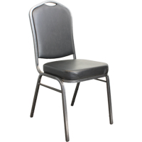Stacking Chairs, Vinyl, 37" High, 275 lbs. Capacity, Black Advanced Consulting and Training Ltd.