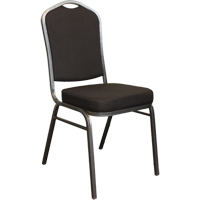 Stacking Chairs, Fabric, 37" High, 275 lbs. Capacity, Black Advanced Consulting and Training Ltd.