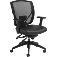 Multi-Tilter Arm Chairs, Vinyl, Black, 300 lbs. Capacity Advanced Consulting and Training Ltd.