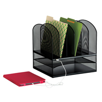 Organisateur de bureau avec alimentation USB Onyx Advanced Consulting and Training Ltd.