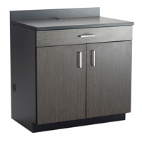 Armoire modulaire de base, M&eacute;lamine, 39" h x 36" la x 25" P, Nuit d'Asie/noir Advanced Consulting and Training Ltd.