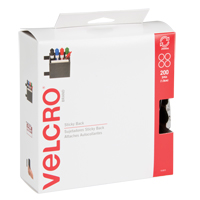 Attaches en jeton, Boucle et crochet, 3/4" dia., Adh&eacute;sif, Noir Advanced Consulting and Training Ltd.