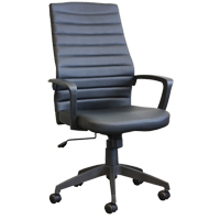 Chaise de bureau Activ A-128, Polyur&eacute;thane, Noir, Capacit&eacute; 275 lb Advanced Consulting and Training Ltd.
