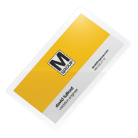 Pochettes lamin&eacute;es pour cartes d'affaires Swingline UltraClear Advanced Consulting and Training Ltd.