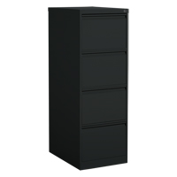 Classeur vertical, Acier, 4 tiroirs, 18-1/7" la x 25" p x 52" h, Noir Advanced Consulting and Training Ltd.
