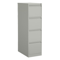 Classeur vertical, Acier, 4 tiroirs, 15-1/7" la x 25" p x 52" h, Gris Advanced Consulting and Training Ltd.