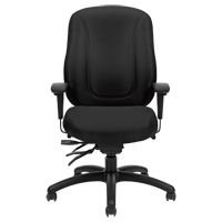 Chaise Overtime &agrave; dos &eacute;lev&eacute;, Tissu, Noir, Capacit&eacute; 300 lb Advanced Consulting and Training Ltd.