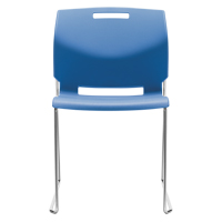 Chaise, Plastique, Hauteur 32-1/2", Capacit&eacute; 300 lb, Bleu Advanced Consulting and Training Ltd.
