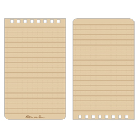 Pocket Top-Spiral Notebook, Soft Cover, Tan, 100 Pages, 3" W x 5" L Advanced Consulting and Training Ltd.