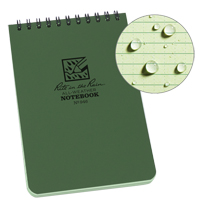 Pocket Top-Spiral Notebook, Soft Cover, Green, 100 Pages, 4" W x 6" L Advanced Consulting and Training Ltd.
