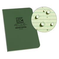 Memo Book, Soft Cover, Green, 112 Pages, 3-1/2" W x 5" L Advanced Consulting and Training Ltd.