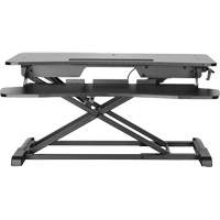 Poste de travail assis-debout Goya, Mod&egrave;le de bureau, 22" h x 31-1/2" la x 24" p, Noir Advanced Consulting and Training Ltd.