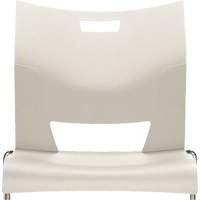 Chaise de formation sans bras Duet, Plastique, Hauteur 33-1/4", Capacit&eacute; 350 lb, Blanc Advanced Consulting and Training Ltd.