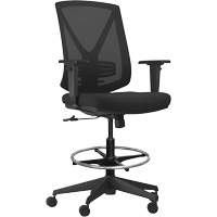Chaise ajustable &agrave; basculement synchronis&eacute; s&eacute;rie Activ, Tissu/Mailles, Noir, Capacit&eacute; 275 lb Advanced Consulting and Training Ltd.