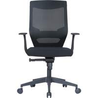 Chaise de bureau ajustable &agrave; basculement synchronis&eacute; s&eacute;rie Activ, Tissu/Mailles, Noir, Capacit&eacute; 275 lb Advanced Consulting and Training Ltd.