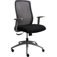 Chaise de bureau ajustable s&eacute;rie Era, Tissu/Mailles, Noir, Capacit&eacute; 275 lb Advanced Consulting and Training Ltd.