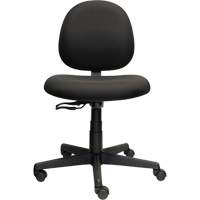 Chaise de travail &agrave; dossier bas Aspen, Tissu, Noir, Capacit&eacute; 275 lb Advanced Consulting and Training Ltd.