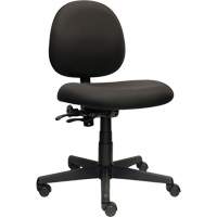 Chaise de travail &agrave; dossier bas Aspen, Tissu, Noir, Capacit&eacute; 275 lb Advanced Consulting and Training Ltd.