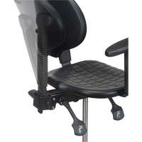Heavy-Duty Ergonomic Stool with Adjustable Arm Rests, Stationary, Adjustable Height, 250 lbs. Capacity Advanced Consulting and Training Ltd.