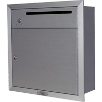Recessed Collection Box, Wall -Mounted, 12-3/4" x 16-3/8", 2 Doors, Aluminum Advanced Consulting and Training Ltd.