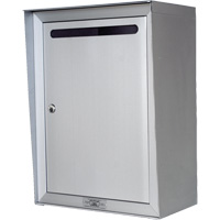 Collection Box, Wall -Mounted, 16-3/16" x 6-3/8", Aluminum Advanced Consulting and Training Ltd.