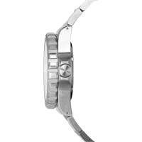 Grande montre automatique de plong&eacute;e avec feuille d'&eacute;rable gris et bracelet en acier inoxydable, Num&eacute;rique, &agrave; piles, 41 mm, Argent Advanced Consulting and Training Ltd.