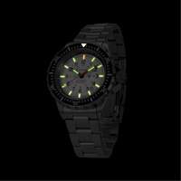 Grande montre automatique de plong&eacute;e &eacute;dition arctique GSAR avec bracelet en acier inoxydable, Num&eacute;rique, &agrave; piles, 41 mm, Argent Advanced Consulting and Training Ltd.
