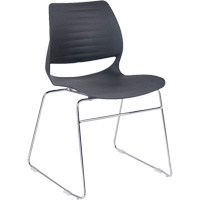 Chaises empilables, Polypropyl&egrave;ne, Hauteur 32", Capacit&eacute; 250 lb, Noir Advanced Consulting and Training Ltd.