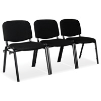 Chaises empilables, Tissu, Hauteur 32", Capacit&eacute; 250 lb, Noir Advanced Consulting and Training Ltd.